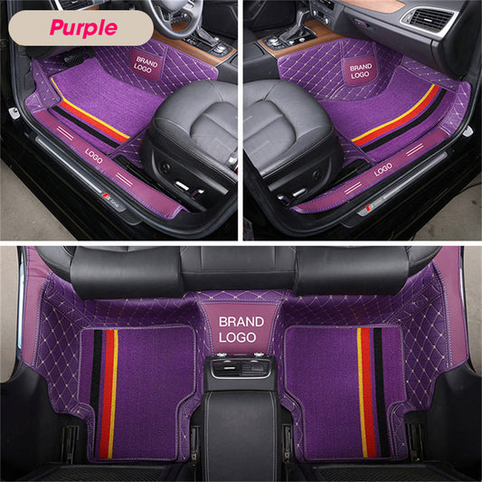 Exclusive Car Floor Mats For All Cars (Ver.02) - Purple