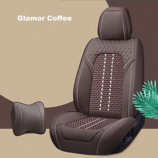 Leather Seat Covers For All Cars (GX01) | Glamor Coffee