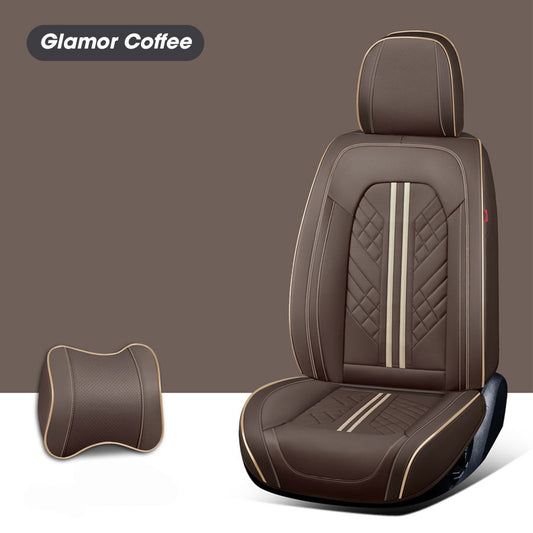 Leather Seat Covers For All Cars (GK02) | Glamor Coffee