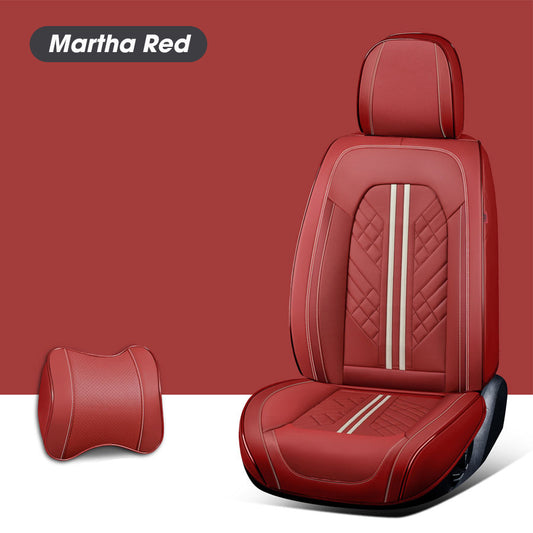 Leather Seat Covers For All Cars (GK02) | Martha Red