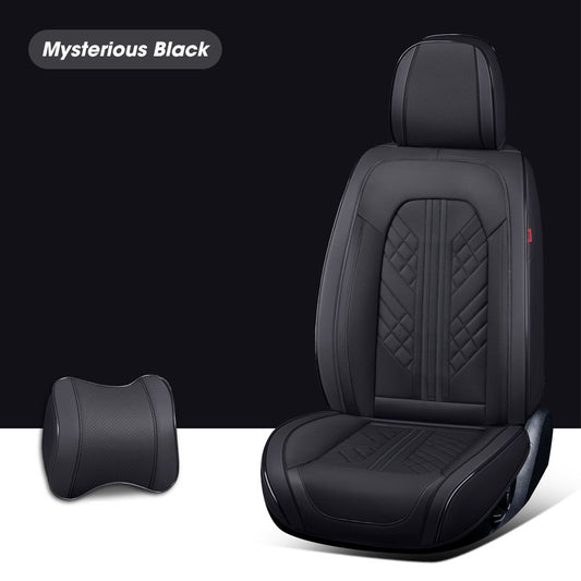 Leather Seat Covers For All Cars (GK02) | Mysterious Black