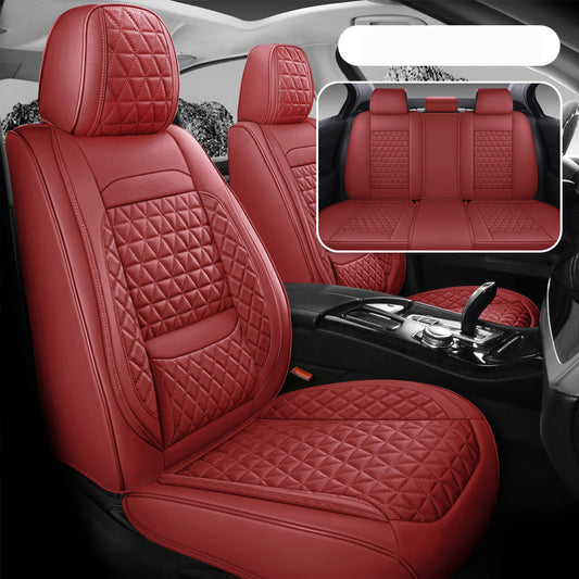 Seat Covers For All Cars (Luxury 02) | Burgundy