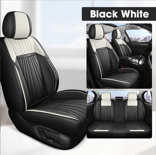 Leather Seat Covers For All Cars (GZ02) | Black White