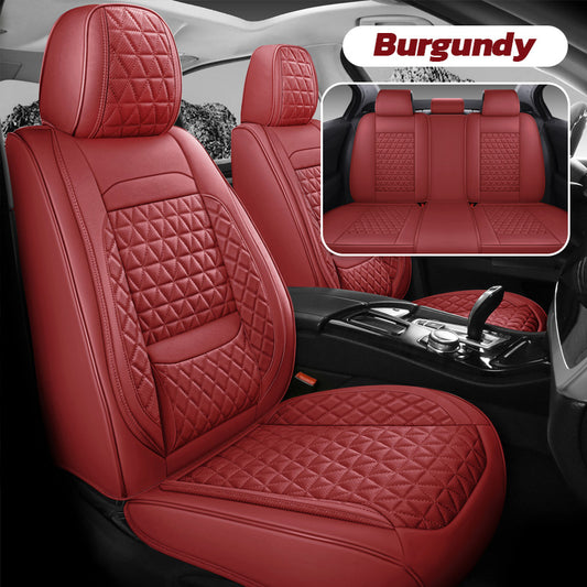 Seat Covers For All Cars (Luxury 02) | Burgundy