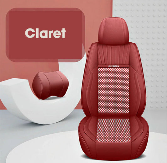 Leather Seat Covers For All Cars (GV01) | Claret