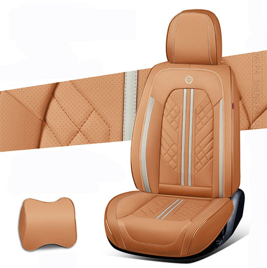 Leather Seat Covers For All Cars (GK02) | Morandi Yellow