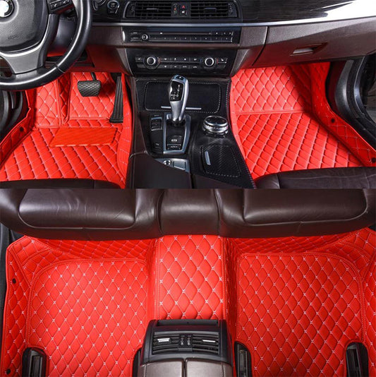 Custom Car Floor Mats for All Cars - Red