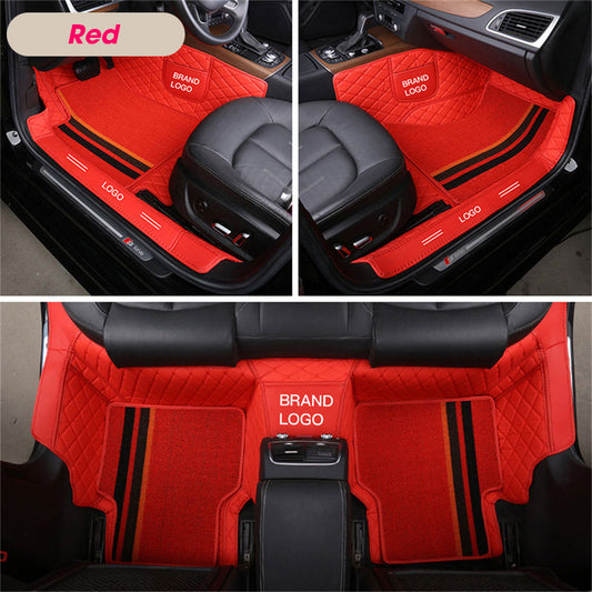 Exclusive Car Floor Mats For All Cars (Ver.02) - Red