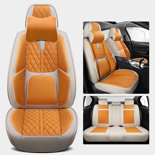 Seat Covers For All Cars (Luxury Pro) | Vitality Orange